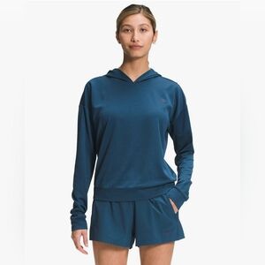 *NWT* The North Face Women's Wander Sun Hoodie in Monterey Blue Size Medium